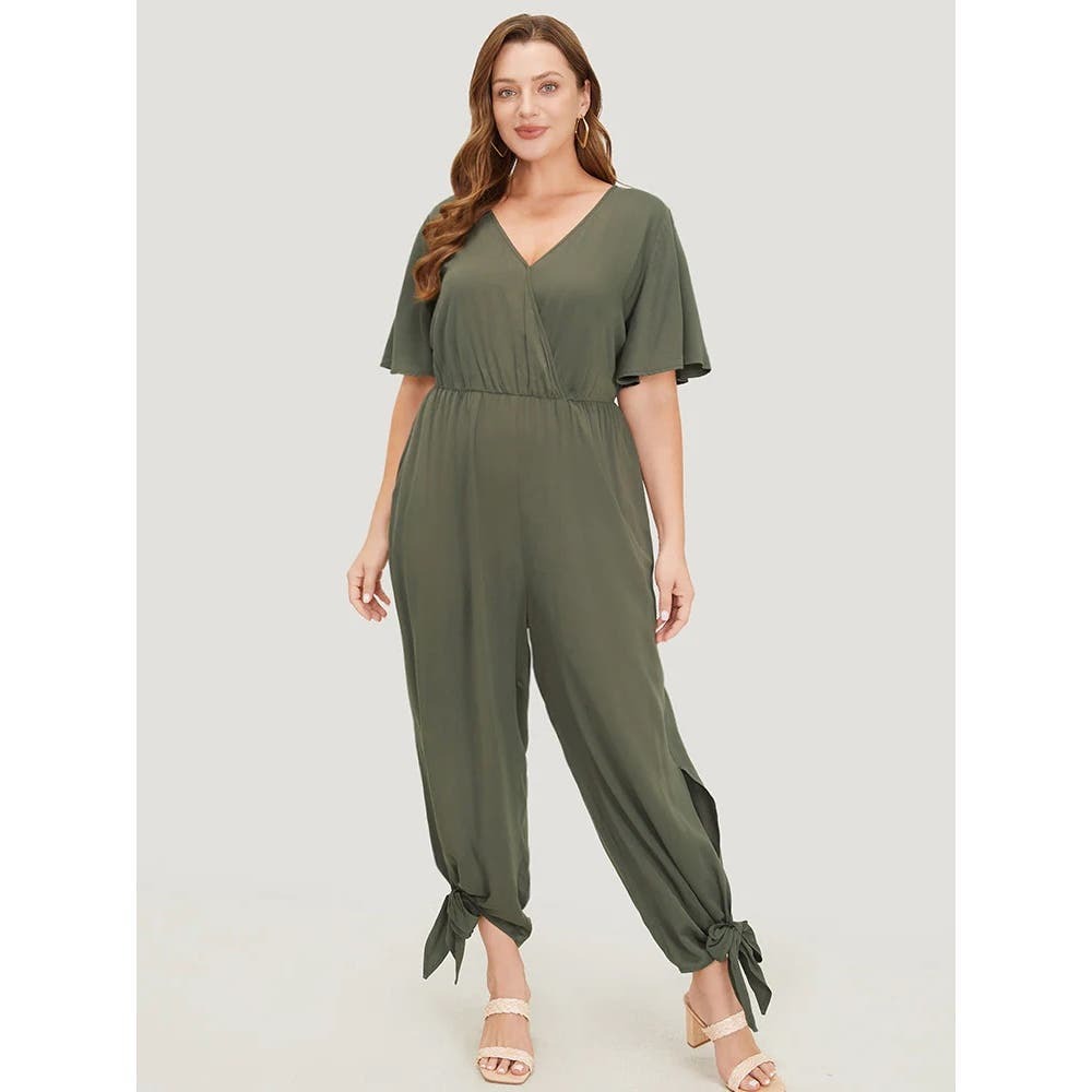 BloomChic Olive Green Jumpsuit